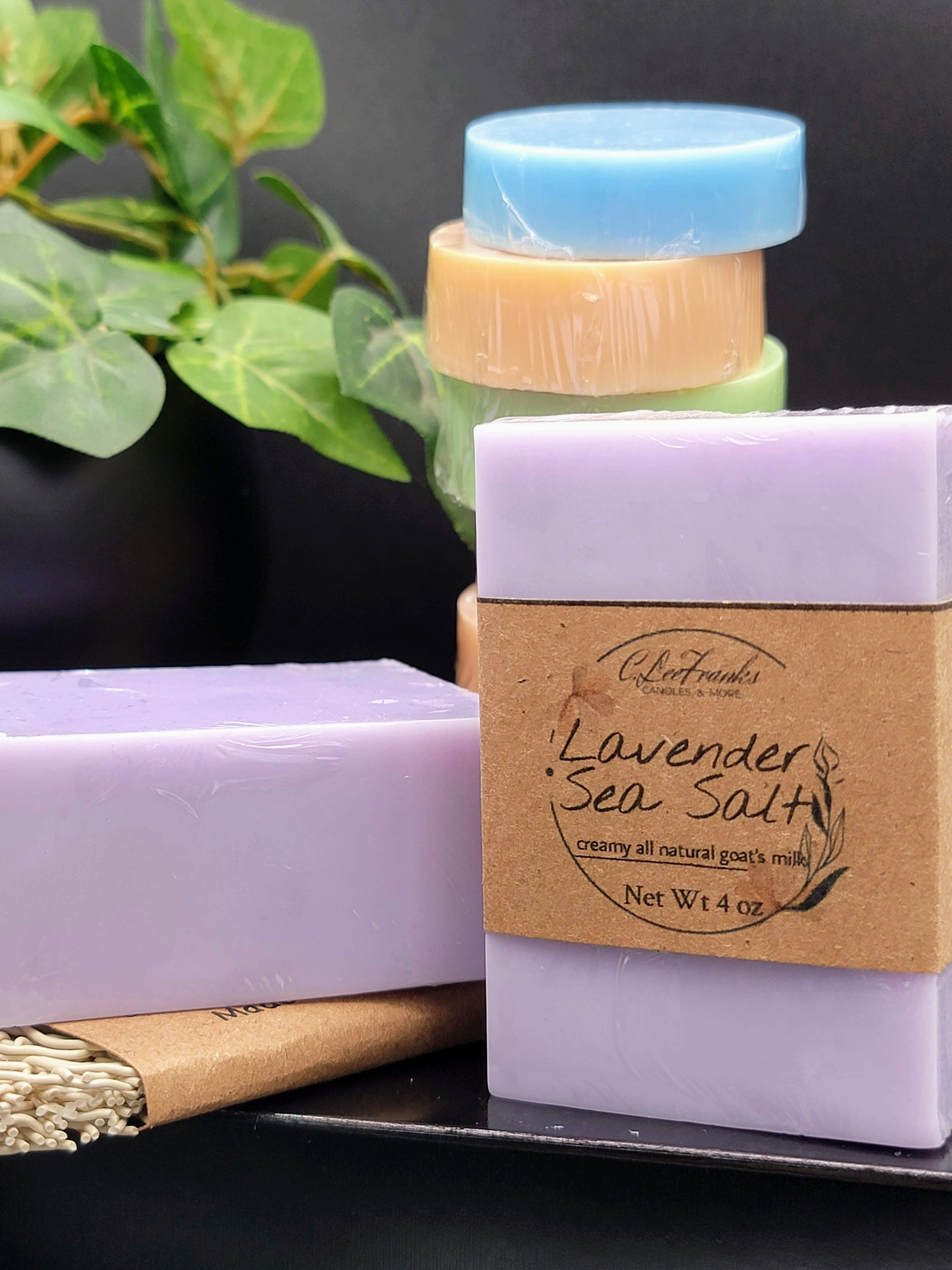 Goat Milk Soap Bar - Lavender & Sea Salt Image