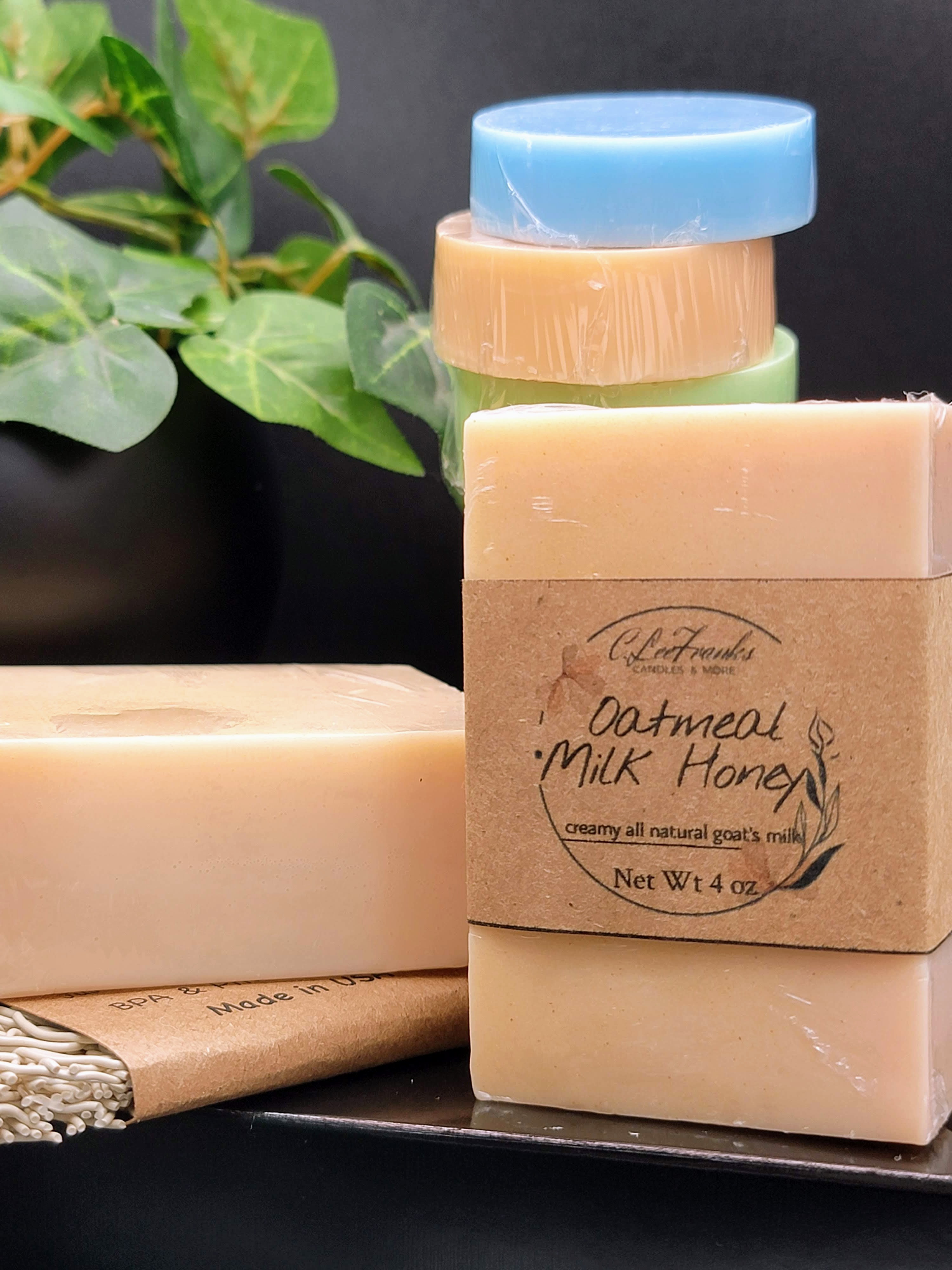 Goat Milk Soap Bar - Oatmeal Milk Honey Image