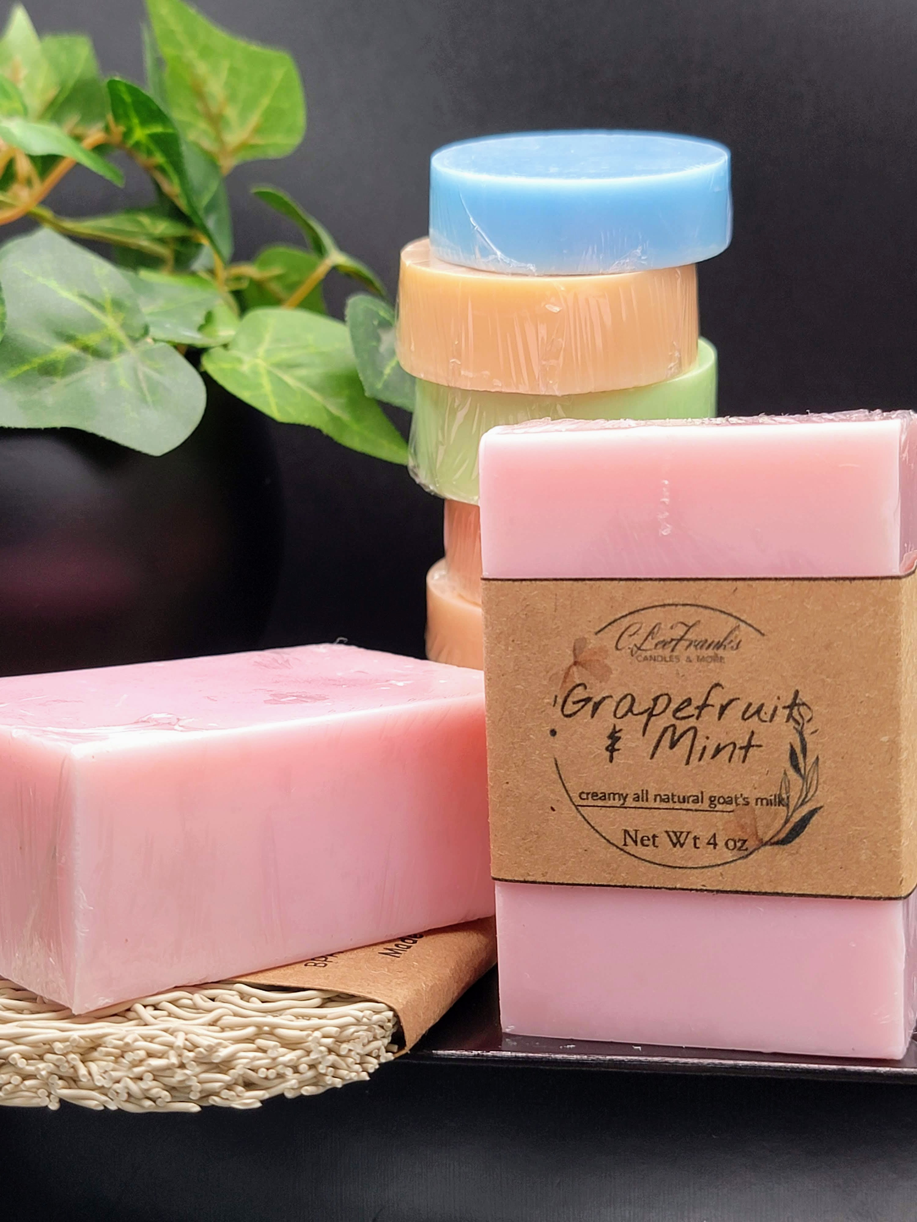 Goat Milk Soap Bar - Grapefruit & Mint Image